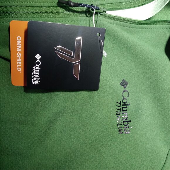 Columbia Spectre Ridge™ Full Zip Tech Fleece Men’s size Medium Omni-Shield Green - Picture 8 of 9
